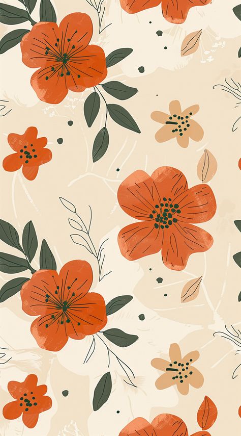 #BohoFlowerPattern #Minimalist #FloralElements #CleanLines #EarthyColors #BohemianAesthetic #TheCandie Boho Flower Pattern, Flowing Pattern, Iphone Wallpaper Preppy, Inspirational Digital Art, Minimalist Flower, Earthy Color Palette, Bohemian Aesthetic, Minimalist Flowers, Floral Canvas