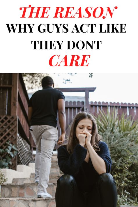 Have you been in a situation where a guy you like is acting like he doesn't care all of a sudden? Here are some reasons he could be doing this. #love #attraction #dating #datingadvice #relationships #relationshipadvice #makehimwantyou #couple They Dont Care, Losing Interest, Afraid Of Commitment, Love Attraction, Make Him Chase You, Feeling Wanted, He Doesnt Care, Attract Men, Love Challenge