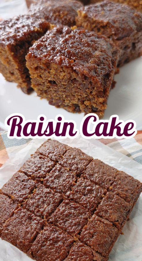 Check more at our website  Chocofeverdream.com South Your Mouth, Raisin Cake, Raisin Recipes, Spice Cake Recipes, Snack Cake, Cakes And Pies, Yummy Sweets, Molasses, Coffee Cake