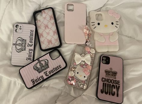 Kitty Juice, Y2k Phone Case, Hello Kitty Phone, Hello Kitty Phone Case, Bling Phone Cases, Pretty Pink Princess, Hello Kitty Aesthetic, Girly Phone Cases, Pretty Iphone Cases