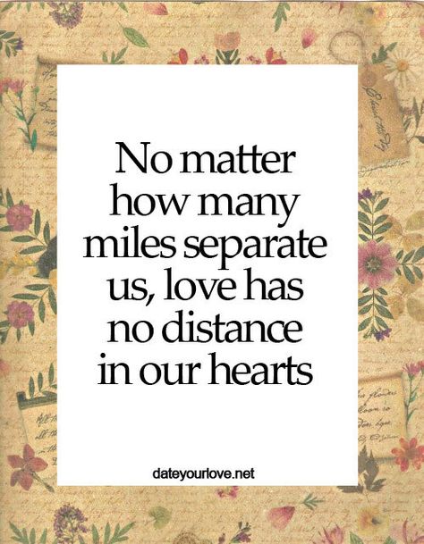 No matter how many miles separate us... LOVE has no distance in our hearts Us Quotes, Between Us, This Is Us Quotes, No Matter How, Letter Board, How Many, Matter, Novelty Sign, Quotes