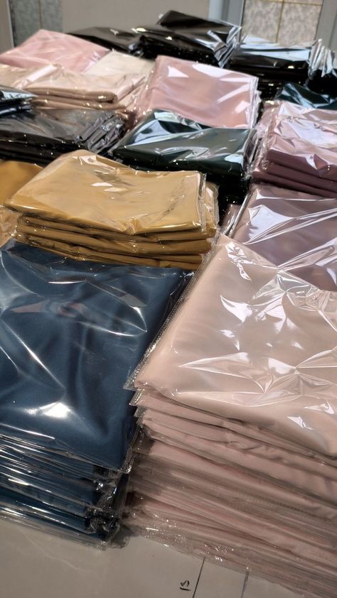 georgette chiffon hijabs available in 50 + colours Hijab Packaging Ideas, Hijab Packaging, Small Business Orders, Business Orders, Packaging Small Business, Linen Dress Pattern, Hijab Store, Lifestyle Entrepreneur, Cute Gym Outfits