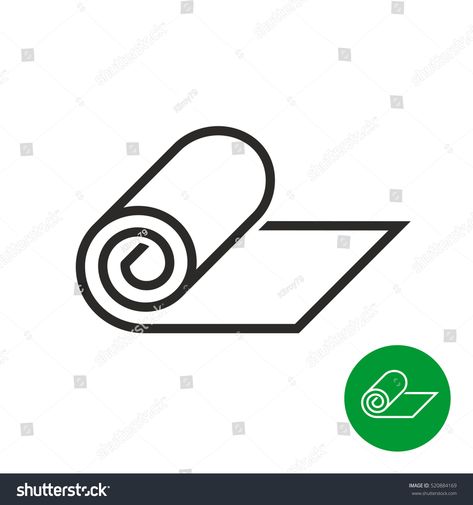 Roll of camping or fitness carpet icon. Yoga floor mat symbol. Linear black style. #Ad , #AFFILIATE, #carpet#icon#Yoga#Roll Yoga Carpet, Style Carpet, Wedding Vector, Styled Stock, Business Flyer, Black Style, Floor Mat, Royalty Free Photos, Flyer Template