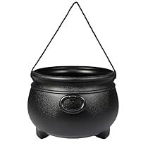 Large Cauldron, Bucket Decor, Halloween Cauldron, Party Bucket, Candy Treats, The Black Cauldron, Candy Basket, Candy Holder, Black Halloween