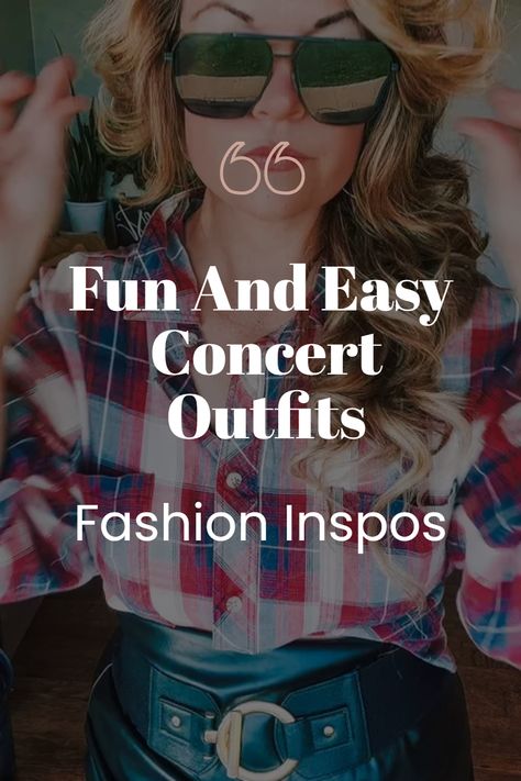 6 Stylish Outfit Ideas you'll be obsessed with for every concert. Such stylish concert outfit ideas you wont believe you didn't think of them yourself. You already have the stuff! Come check them out here! Red Dirt Concert Outfit, Justin Timberlake Concert Outfit 2024, Journey Concert Outfit Ideas, Weezer Concert Outfit, James Bay Concert, Amazon Concert Outfit, Justin Timberlake Concert Outfit, Outfit Ideas For A Concert, Concert Outfit Ideas Night