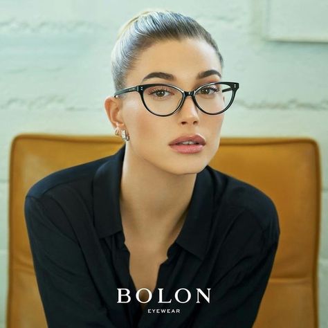 Hailey Bieber Sunglasses Women Cateye, Fashionable Spectacles For Women, Eye Wear Glasses Face Shapes, Cateye Frames For Women, Optic Glasses Women, Bolon Eyewear Glasses, Cat Eyeglasses For Women, Cateye Glasses Frames For Women, Black Cateye Glasses