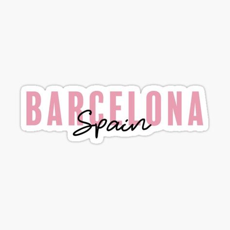 Barcelona Stickers, Spain Stickers, Diary Stickers, Spain Design, Scrapbook Quotes, Kiss Stickers, Photo Album Scrapbooking, Book Boyfriends, Barcelona Spain