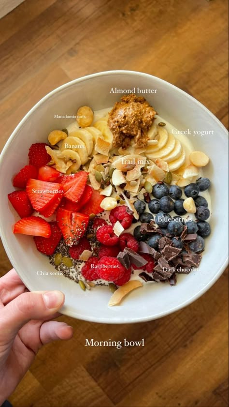 Healthy Fruit Meals, Food Recipes Healthy Breakfast, Pescatarian Meal Prep Breakfast, Clean Healthy Breakfast, Healthy Food Inspiration Clean Eating, Guy Healthy Recipes, Whole Food Breakfast Ideas, Keto Coffee Smoothie, Breakfast Ideas Fruit