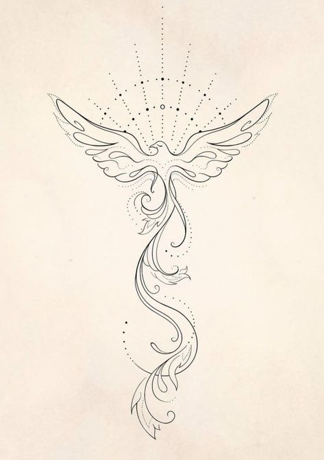 Water Wings Tattoo, Necromancer Tattoo, Snowman Tattoo, Phoenix Back Tattoo, Giant Slayer, Tattoo Mafia, Fenix Tattoo, Fantasy Tattoo, Phoenix Tattoo Feminine