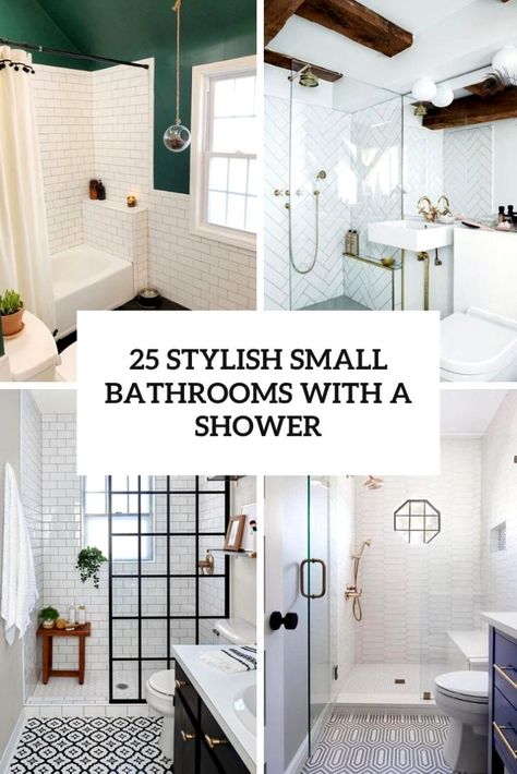 Small Bathroom Inspiration, Small Shower Room, Small Bathroom With Shower, Small Bathroom Layout, Best Room, Small Bathroom Renovations, Bad Inspiration, Small Bath, Tile Shower Ideas