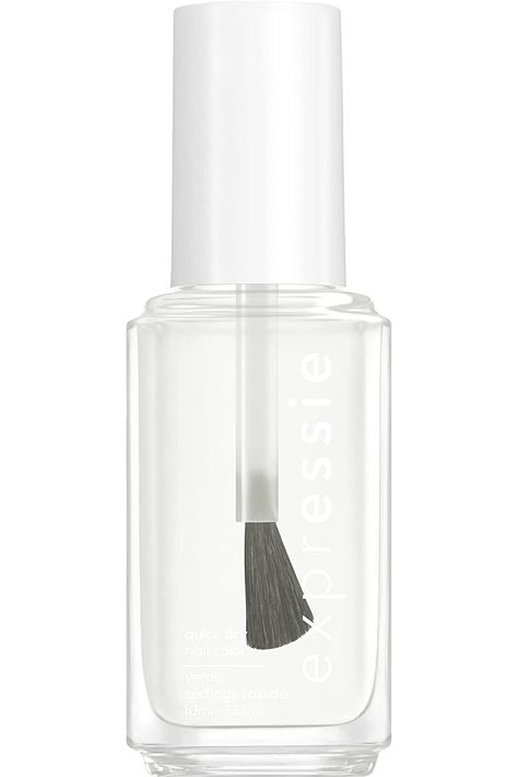 Essie expressie, Quick-Dry Nail Polish, 8-Free Vegan, Clear, Always Transparent, 0.33 fl oz Quick Dry Nail Polish, Dry Nails Quick, Dry Nail Polish, Womens Nails, Essie, Nails Inspiration, Nail Colors, Quick Dry, Beauty And Personal Care