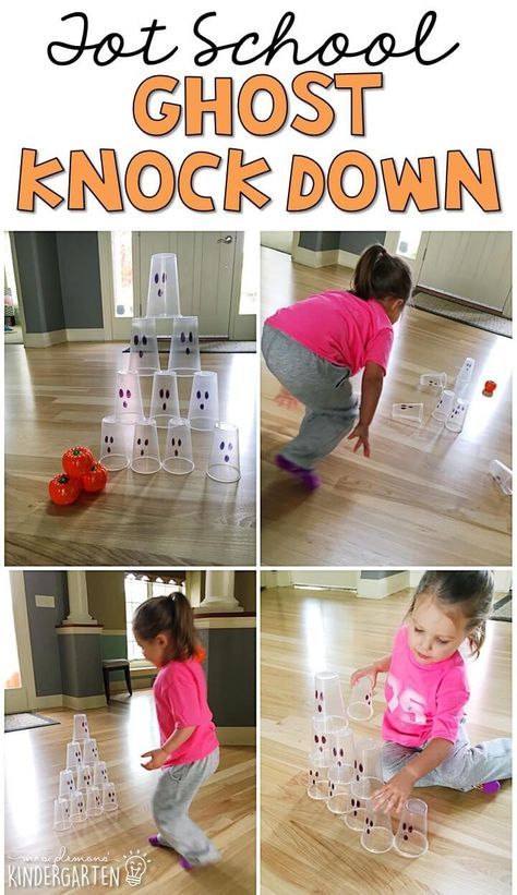 Halloween Lesson Plans, Halloween Activities For Toddlers, Halloween Activities Preschool, Halloween Lesson, Gross Motor Activity, Halloween Crafts Preschool, October Activities, Halloween Kindergarten, Lesson Plans For Toddlers