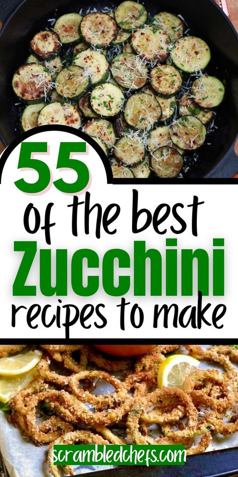 Add zucchini to your meal plan with ease when you use some or all of these delicious zucchini recipes including main courses and side dishes! You'll find spiralized zucchini recipes, roasted zucchini, fried zucchini, zucchini lasagna and more all in one huge list! Recipes For Giant Zucchini, What Goes With Zucchini, How To Peel Zucchini, Zucchini Main Dishes, What To Do With Zucchini Ideas, Spiraled Zucchini Recipes, Huge Zucchini Recipes, What Can You Make With Zucchini, What To Do With Excess Zucchini