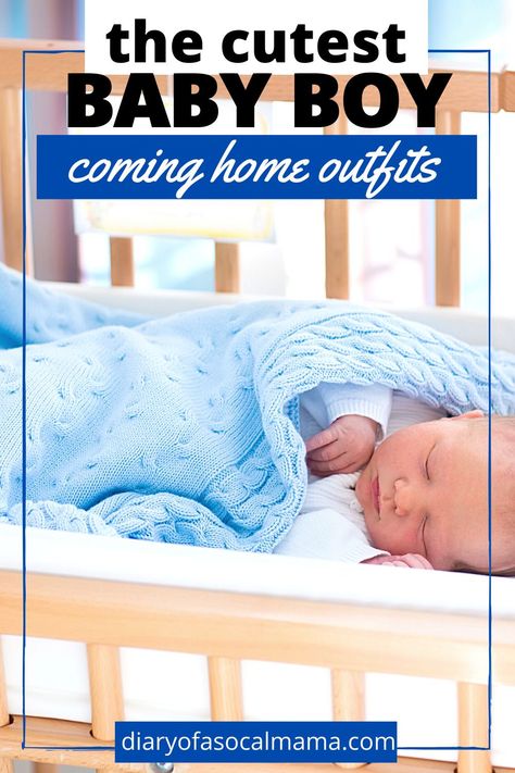 Bringing your newborn baby boy home from the hospital is a big event! You'll want to have a special outfit just for the occasion. Check out the best baby boy coming home outfits, many can even be personalized! #babyboy #newborn #cominghomeoutfit Newborn Boy Outfits Coming Home, Newborn Hospital Outfit Boy, Newborn Outfits Bringing Home, Going Home Outfit For Baby Boy, Coming Home Outfit For Boy, Baby Boy Hospital Outfit, Baby Boy Going Home Outfit, Outfits For Baby Boys