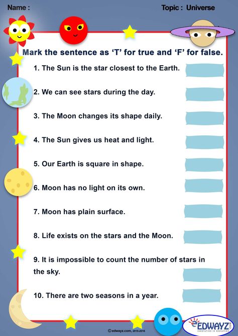 #Edwayz Class2 EVS : universe #Freeworksheets #ouruniverse #planetearth Class 4 Science Worksheet, 2nd Class Evs Worksheet, Gk Worksheets For Class 2, Evs Worksheet For Class 3, Evs Worksheets For Grade 2, Social Science Worksheets, Third Grade Science Worksheets, Solar System Lessons, Worksheet For Class 2