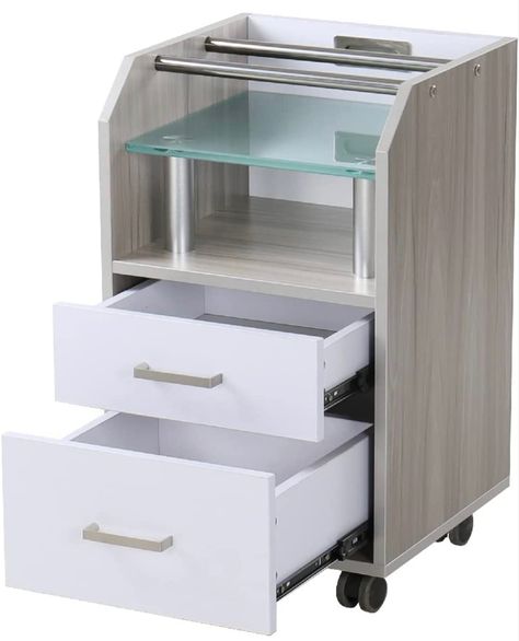 Pedicure Pedicure Trolley, Wood Cart, Pedicure Station, Nail Salon Furniture, Spa Prices, Spa Decor, Salon Furniture, Get Organized, Light Wood