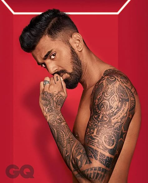 Kl Rahul Tattoo, Hardik Pandya Tattoo, Kl Rahul Hairstyle New, K L Rahul, Samurai Warrior Tattoo, Awesome Tattoo Ideas, Geometric Sleeve Tattoo, Tattoo Design Hand, Ms Dhoni Wallpapers