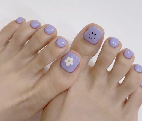 Nails Pies, Gel Toe Nails, Pretty Toe Nails, Cute Toe Nails, Pedicure Designs, Purple Nail, Pretty Gel Nails, Soft Nails, Nail Swag