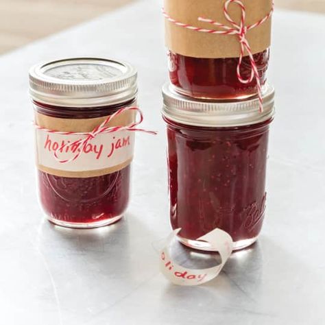 Holiday Jam | America's Test Kitchen Sour Cherry Recipes, Sour Cherry Jam, Making Jam, Canning Jam, Cherry Jam, Interesting Recipes, Jam And Jelly, Cherry Recipes, Sour Cherry