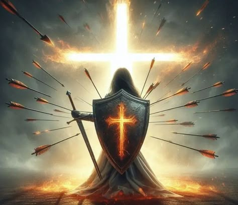 Armor Of God Women Warriors, Women Armor Of God, Female Warrior Of God, Woman Armor Of God, Gods Armor, Kneeling At The Cross, Kneeling Warrior, Jesus Warrior, Jesus Kingdom