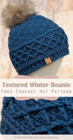 Stocking Cap Crochet Pattern Free, Childs Crochet Hats Free Pattern, Moss Stitch Beanie Free Pattern, Hat Crochet Pattern Free Women, Wave Beanie Crochet Pattern, Quick Hat Crochet Pattern, Crochet Hats Free Pattern Stripes, Free Top Down Crochet Hat Patterns, Mommy And Me Beanie Crochet Pattern Free