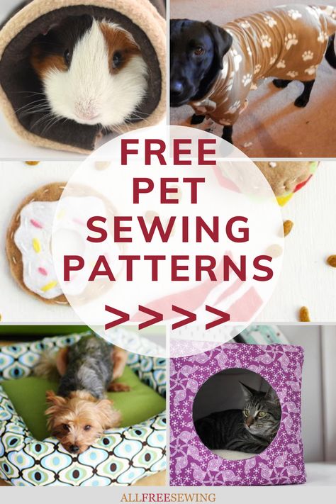 Sewing Projects Pets, Sewing Patterns For Pets, Cat Bed Sewing Pattern Free, Free Sewing Patterns For Pets, Cat Clothes Patterns Free Sewing, Sewing Projects Dog, Sewing A Dog Bed, Bunny Pillow Pattern Free Sewing, Dog Bed Sewing Pattern Free