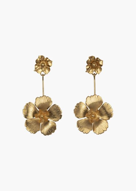 Earrings – Jennifer Behr LLC Art Coquillage, Luxury Hair Accessories, Jennifer Behr, Luxury Hair, Hand Painted Flowers, Luxury Accessories, The Gold, Bergdorf Goodman, Designer Earrings