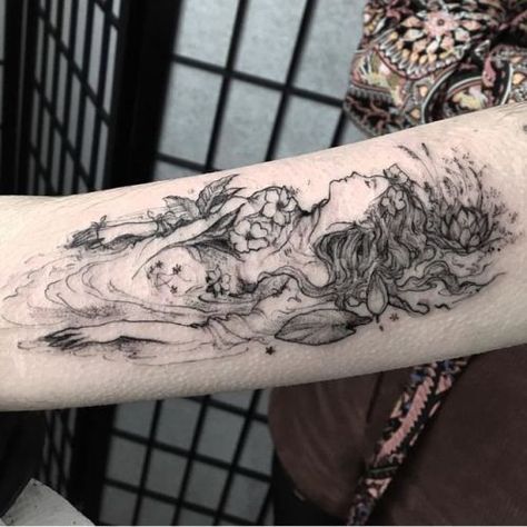 Tattoo People, Writing Tattoos, Metal Tattoo, Painting Tattoo, Botanical Tattoo, Small Tattoo Designs, Dream Tattoos, Sleeve Tattoos For Women, Hip Tattoo