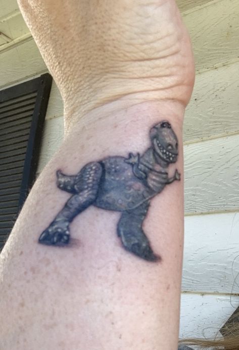 Rex from Toy Story Rex From Toy Story, Disney Tattoo, Disney Tattoos, Toy Story, Tattoo Ideas, Tattoos, Disney