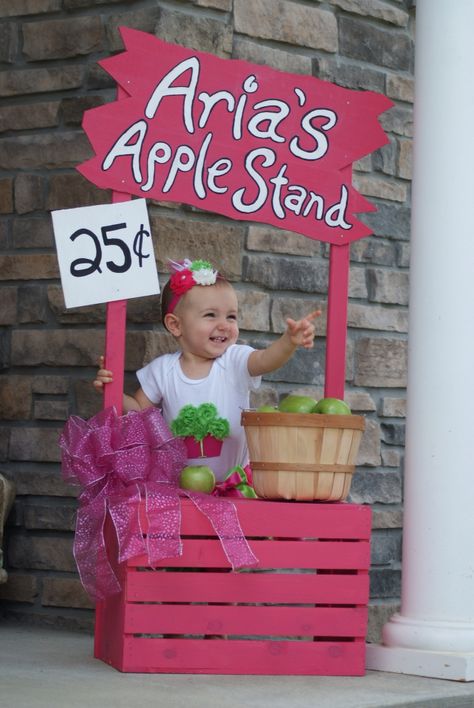 Aria's Apple of My Eye Birthday Party Apple Of Our Eye Birthday Party, Apple Of My Eye Decorations, Apple First Birthday Party, Apple Orchard Birthday Party Theme, Apple Birthday Theme, Apple Of My Eye Party, Apple Picking Birthday Party, First Birthday Apple Theme, Apple Orchard Birthday Party