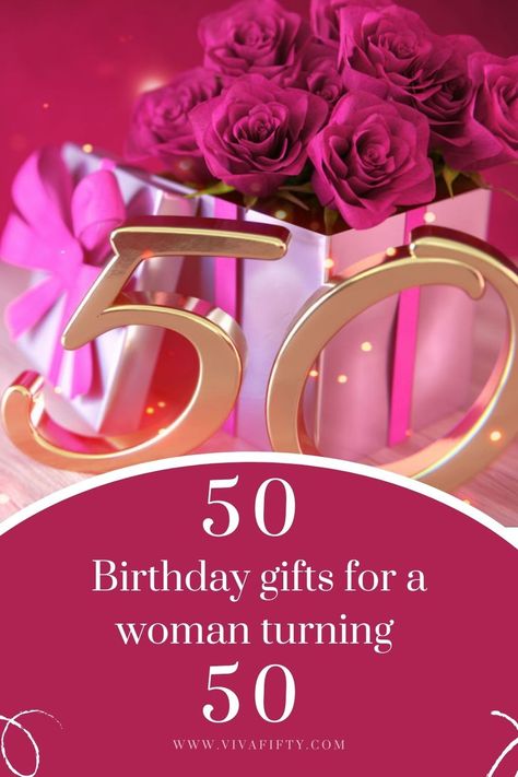 These 50 fiftieth birthday gifts for women have a variety of price points, to accommodate different budgets and interests. 50th Birthday Gift Basket Ideas For Women, 50th Ideas For Women Birthdays, 50 Birthday Gifts Women, Fiftieth Birthday Ideas For Women, Best 50th Birthday Gifts Woman, 50 Gifts For 50th Birthday For Women, 50th Birthday Basket Ideas For Women, Gift For 50th Birthday Women, 50 Th Birthday Gift Ideas For Women