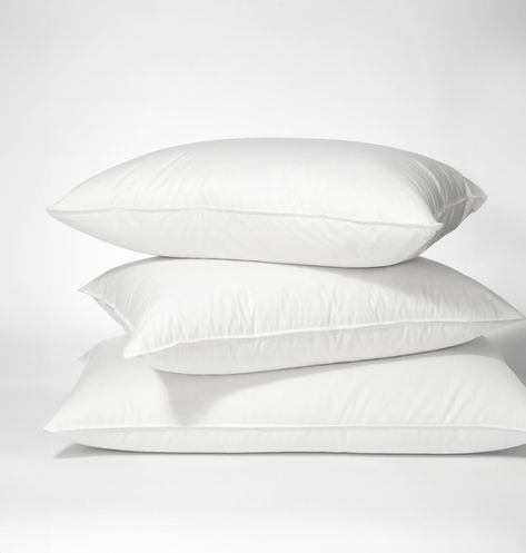 PRICES MAY VARY. 【 Cooling and Cloud-like Pillow 】 Experience luxurious softness with our Tencel Natural Cotton Shell White Goose Down Pillow. Proudly manufactured in Canada, this pillow features a 300 thread count Tencel lyocell and natural cotton blend casing, filled with 750 loft Hungarian white goose down. Cool to the touch and moisture-wicking, this pillow offers a cloud-like feel, ideal for hot sleepers or those with sensitive skin, ensuring a comfortable sleep environment. 【Casing】Our nat White Down Comforter, Goose Down Pillows, Bamboo Pillow, Firm Pillows, Buy Linen, White Goose, Down Comforter, Bedding Basics, Bedding Stores