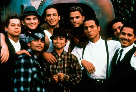 We used to dress like this back in the old dayz as homeboys but now you ain't DOWN anymore Ese!! #Cholo #Classic film. Blood In Blood Out (1993)