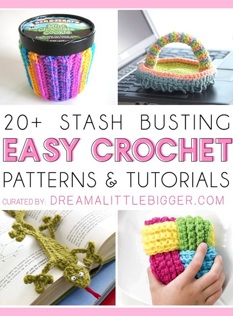 Stash Busting Crochet, Knitting Needle Conversion Chart, One Skein Crochet, Yarn Ideas, Knitted Teddy Bear, Easy Knitting Projects, Crochet Geek, Easy Crochet Projects, Crochet Clothes For Women