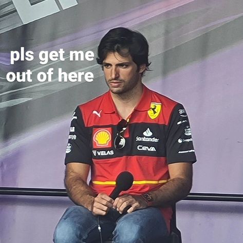 Carlos Sainz Funny Photos, F1 Mood Pics, F1 Reaction Pics Funny, Funny Carlos Sainz, Mean Reaction Pic, Carlos Sainz Funny Pics, Carlos Sainz Reaction Pic, Carlos Sainz Memeable Face, Formula 1 Reaction Pics