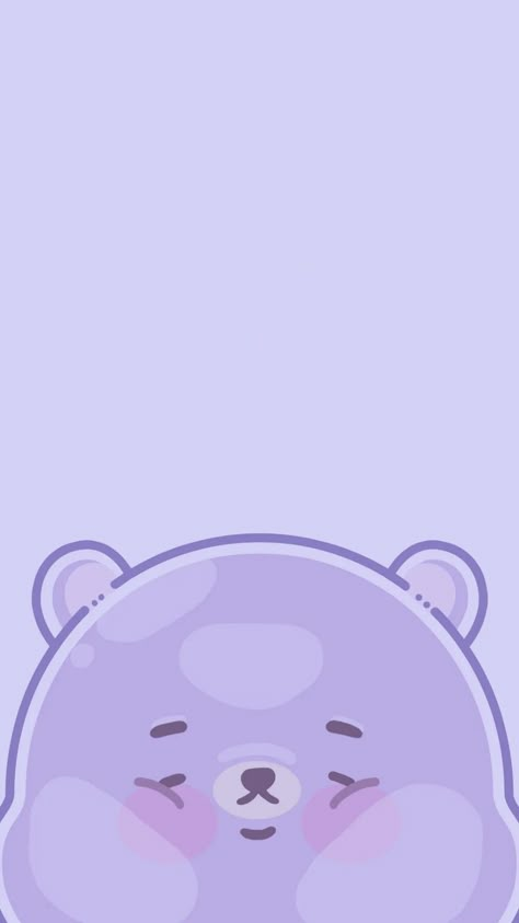 Vayan al canal de tutusfrance 🍦 Kawii Wallpapers Ipad, Cute Purple Wallpapers Ipad, Purple Bear Wallpaper, Cute Aesthetic Wallpaper For Ipad, Cartoon Purple, Purple Bear, Light Purple Wallpaper, Violet Pastel, Wallpaper Iphone Neon