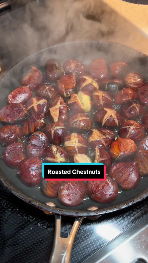 Make Your Day Roasting Chestnuts Recipe, Roasted Chestnuts Oven, Roasted Chestnuts Christmas, Chestnut Recipes, Chestnuts Roasting, Roasted Chestnuts, Hallmark Movie, Movie Night, Chestnut