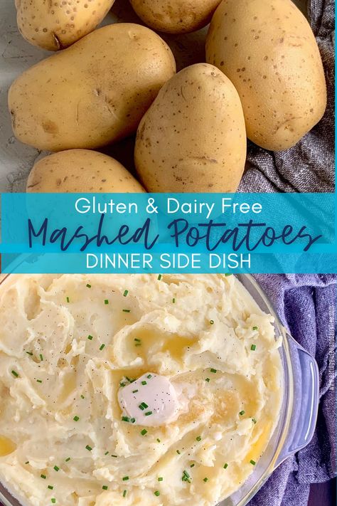 Instant Pot Mashed Potatoes Dairy Free, Crockpot Mashed Potatoes Dairy Free, Gluten And Dairy Free Mashed Potatoes, Non Dairy Mashed Potatoes Recipe, Gluten Free Dairy Free Mashed Potatoes, Gluten Free Mashed Potatoes Recipe, Best Dairy Free Mashed Potatoes, Mashed Potatoes Recipe Dairy Free, Non Dairy Mashed Potatoes