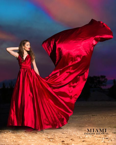 Flying dresses for photo-shoot available in Miami Dress Rental Pre Wedding Photo Shoot Dresses For Women, Fancy Red Dress, Flying Dress Photoshoot, Miami Dress, Photoshoot Dresses, Garden Photoshoot, Pre Wedding Photoshoot Props, Flying Dress, Satin Silk Dress