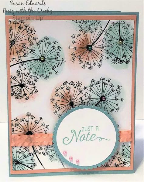 Stampin Up Dandelion Wishes Cards, Dandelion Cards Handmade, Dandelion Wishes Stampin Up Cards, Stampin Up Dandelion Wishes, Dandelion Card, Dandelion Cards, Dandelion Wishes, Event Card, Dandelion Wish