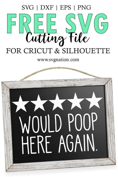 Bathroom Svg Files Free, Free Bathroom Svg, Bathroom Svg, Cricut Explore Air Projects, Cricut Svg Files Free, Funny Svg, Bathroom Humor, Free Svg Cut Files, Diy Cricut