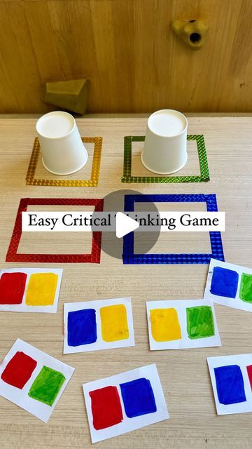 Psychology Games Activities, Cognitive Activity For Toddlers, Attention Games For Kids, Visual Attention Activities, Activities For Attention, Visual Perception Activities For Kids, Perception Activities For Kids, Impulse Control Activities For Kids, Visual Processing Activities