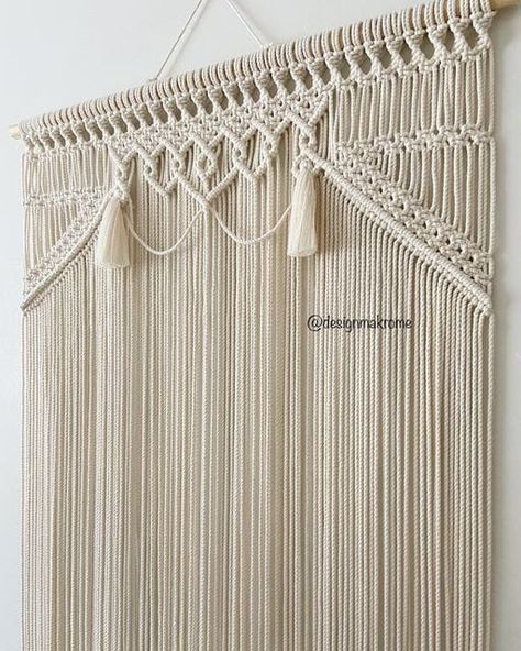 Macrame Patterns Free, Macrame Door, Macrame Door Curtain, Curtain Tutorial, Macrame Thread, Macrame Tutorials, Macrame Wall Hanging Patterns, Macrame Curtain, Curtain Sizes