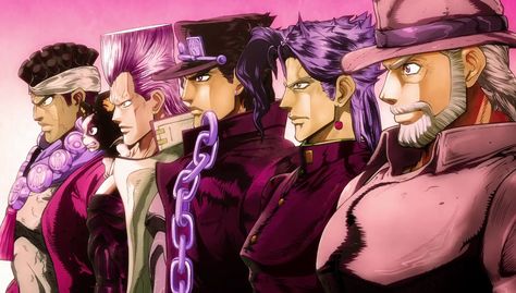 Joseph, Kakyoin, Jotaro, Polnareff, Iggy, Abdul Crusader Wallpaper, Gakuen Handsome, Hulk Character, Jojo Jojo, Jojo Stardust Crusaders, Bizarre Pictures, Stardust Crusaders, Joseph Joestar, Battle Star