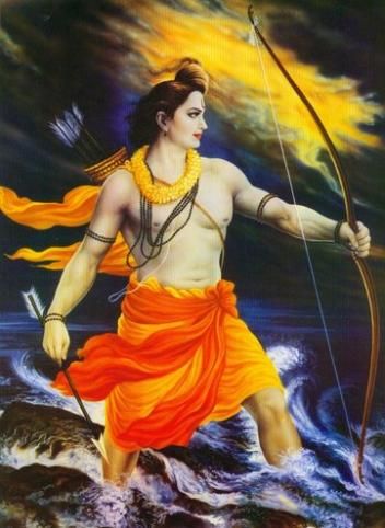 Lord Rama created Thar Desert by diverting his missile (arrow) towards north of Indian Ocean, as described in 22nd Sarga of Yuddha Kanda in Valmiki Ramayana Prabhu Shri Ram Hd Images, Prabhu Sri Ram, Prabhu Shree Ram Hd Wallpaper, Prabhu Shree Ram, Sri Ram Image, Prabhu Ram, Ram Images, Lord Ram Image, Rama Lord