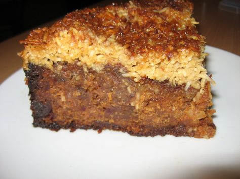 Moist apple and date cake with a caramelised coconut topping. Lumber Jack Cake, Lumberjack Cake Recipe, Lumberjack Cake, Gluten Free Crepes, Lumber Jack, Date Cake, Australia Food, Gf Bread, Paleo Sweets