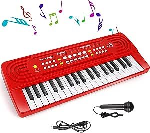 Kids Toy Piano Keyboard for Kids Music Toys for 3+ Year Old Electronic Keyboard Piano for Beginners Kids Piano with Microphone Toys for 3 4 5 6 7 8 Year Old Boys Girls Gifts Ages 3-8 Piano For Beginners, Performance Gift, Kids Piano, Toy Piano, Music Keyboard, Kids Music, Music Toys, Electronic Musical Instruments, Music Piano