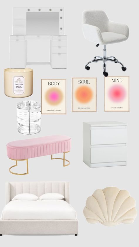 Vanilla Girl Room, Pink Vanilla Girl, Pink Vanilla, Vanilla Girl, Room Idea, Aesthetic Pink, Girl Room, Vanilla, Bedroom