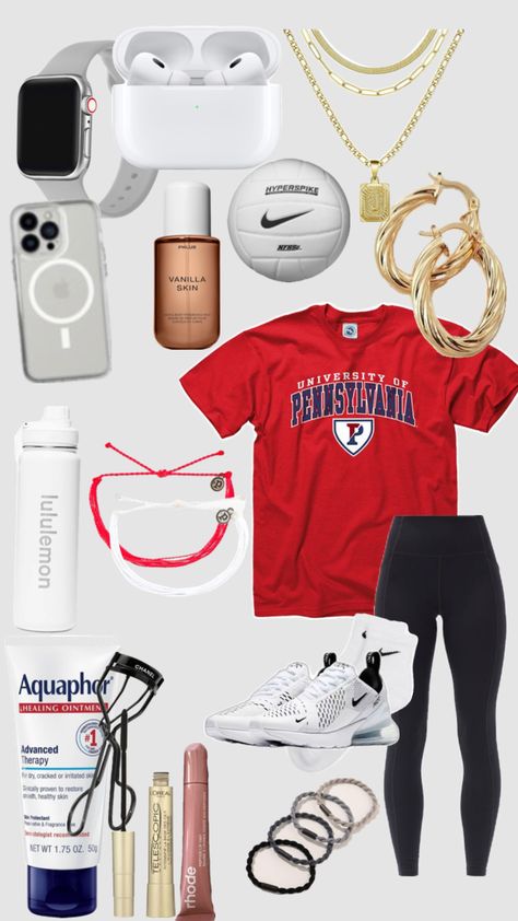 Volleyball practice fit!🏐#volleyball #red#sport Volleyball Practice Outfit Ideas, Cute Volleyball Outfits For Practice, Sports Practice Outfits, Volleyball Tryouts Outfits, Volleyball Outfits For School, Volleyball Outfits Practice, Volleyball Practice Outfits, Volleyball Fits, Volleyball Aesthetic