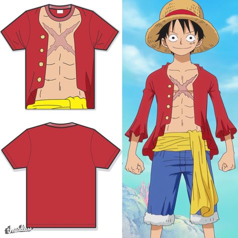 Luffy Outfit on Threadless Luffy Outfits, Free Gift Cards Online, Imagine If, Anime Collection, Monkey D Luffy, Free Gift Cards, Diy Costumes, The Clothes, Body Shape